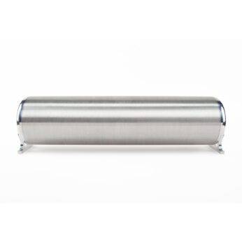 24in. FLO Tank - Raw end caps with brushed tube. Includes two mounting brackets.