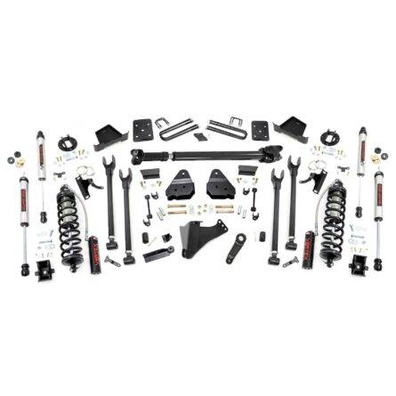 Rough Country 6 Inch Lift Kit - 4-Link - No OVLD - D/S - C/O V2 - Ford Super Duty (17-22)