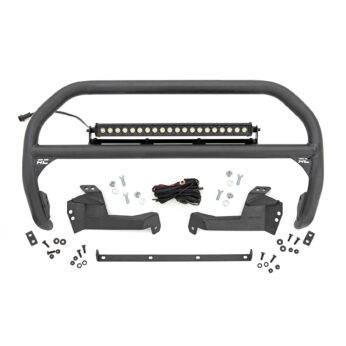 Rough Country Nudge Bar - 20 Inch Black Single Row LED - Ford Bronco Sport (21-23)