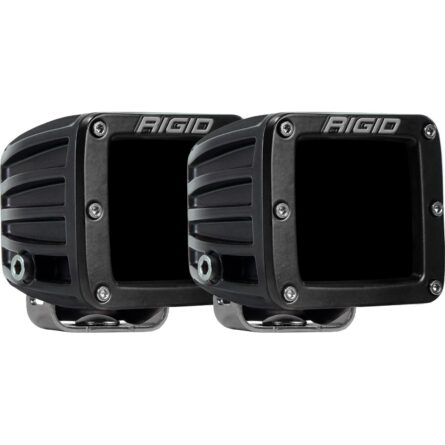 RIGID D-Series PRO LED Light, Spot Optic, Infrared, Surface Mount, Pair