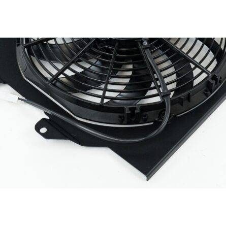 92-00 Civic All-Aluminum Fan Shroud w/ 12-inch SPAL Fan - Black