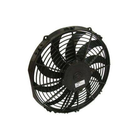 92-00 Civic All-Aluminum Fan Shroud w/ 12-inch SPAL Fan - Black