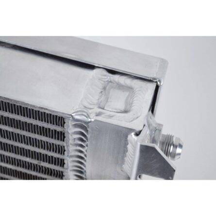 13.8in x 10in Dual Fluid Bar & Plate HD Oil Cooler w/9in SPAL Fan