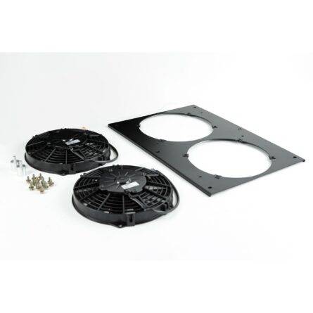 Porsche 944 All-Aluminum Fan Shroud w/ Dual 9-inch SPAL Fan