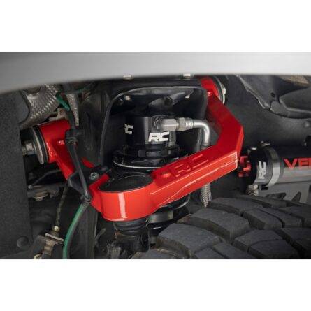 Rough Country Red Forged Upper Control Arms - 3.5 in. Of Lift - Toyota 4Runner (10-23)/Tacoma (05-23)