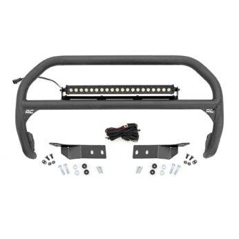 Rough Country Nudge Bar - 20 Inch BLK DRL Single Row LED - Toyota Tundra (07-21)