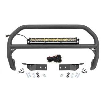 Rough Country Nudge Bar - 20 Inch Chrome Single Row LED - Toyota Tundra (07-21)
