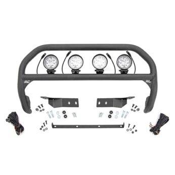 Rough Country Nudge Bar - 4 Inch Round Led (x4) - Toyota Tundra 2WD/4WD (07-21)