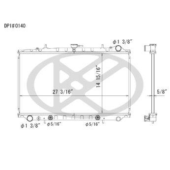 Koyorad A0140 Radiator