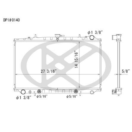 Koyorad A0140 Radiator