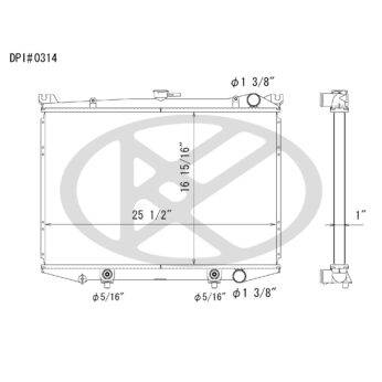 Koyorad A0314 Radiator