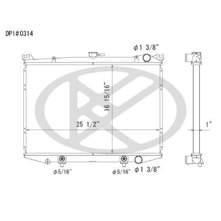 Koyorad A0314 Radiator