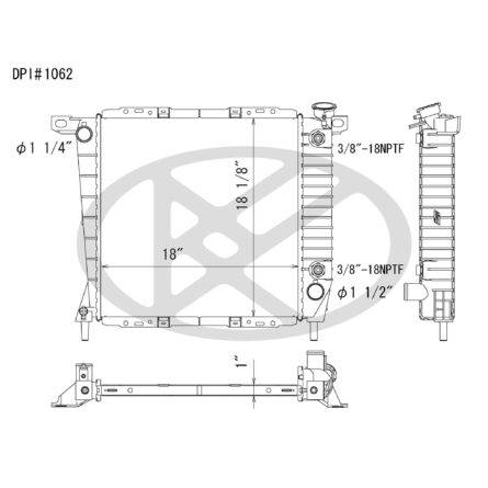 Koyorad A1062 Radiator