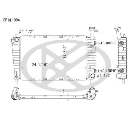 Koyorad A1094 Radiator