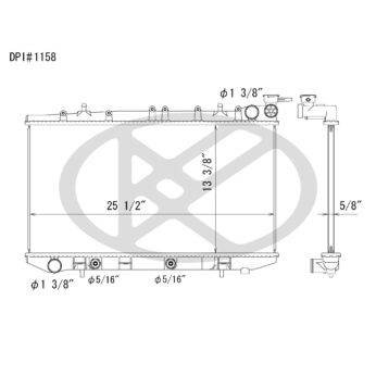 Koyorad A1158 Radiator