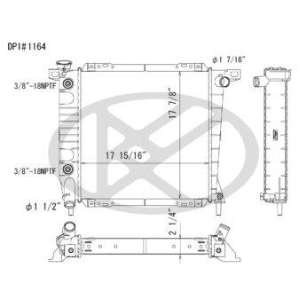 Koyorad A1164 Radiator