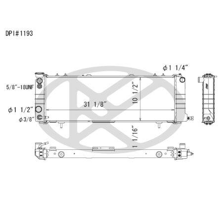 Koyorad A1193 Radiator