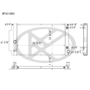 Koyorad A13001 Radiator