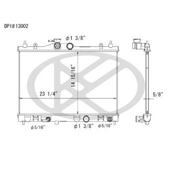 Koyorad A13002 Radiator