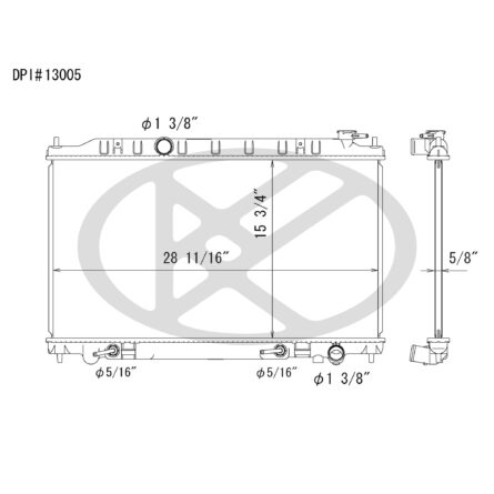 Koyorad A13005 Radiator