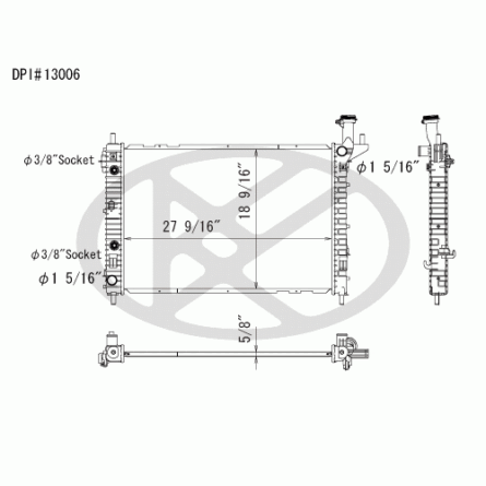 Koyorad A13006 Radiator