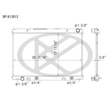 Koyorad A13012 Radiator