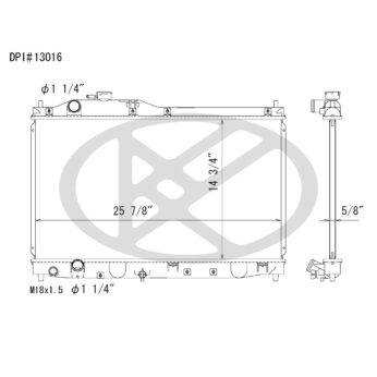 Koyorad A13016 Radiator
