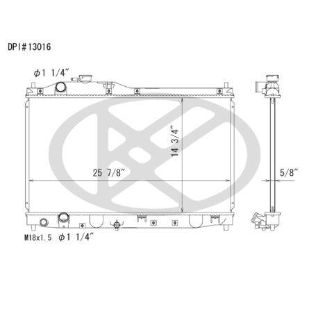 Koyorad A13016 Radiator