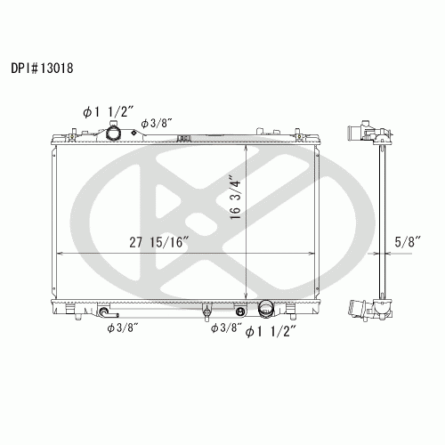 Koyorad A13018 Radiator