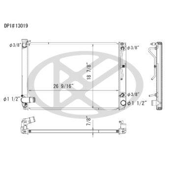 Koyorad A13019 Radiator