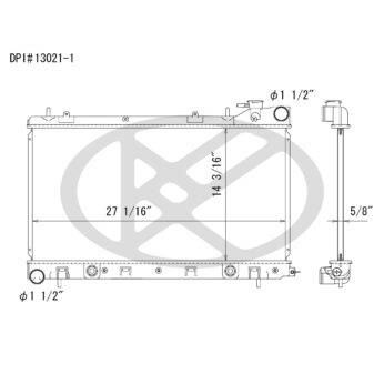 Koyorad A13021-1 Radiator