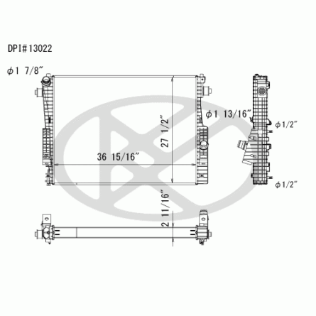 Koyorad A13022 Radiator