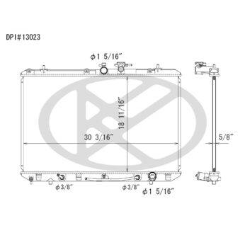 Koyorad A13023 Radiator