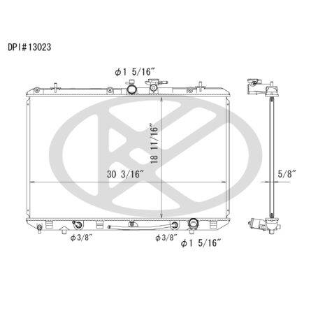 Koyorad A13023 Radiator