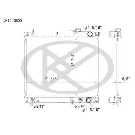 Koyorad A13028 Radiator