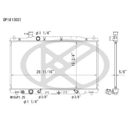 Koyorad A13031 Radiator