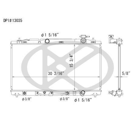 Koyorad A13035 Radiator