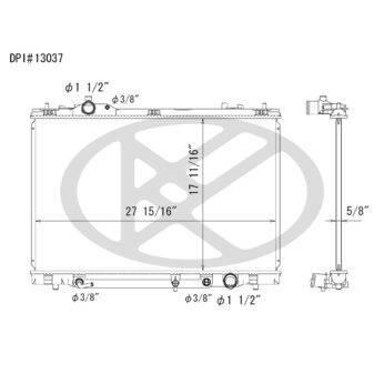Koyorad A13037 Radiator