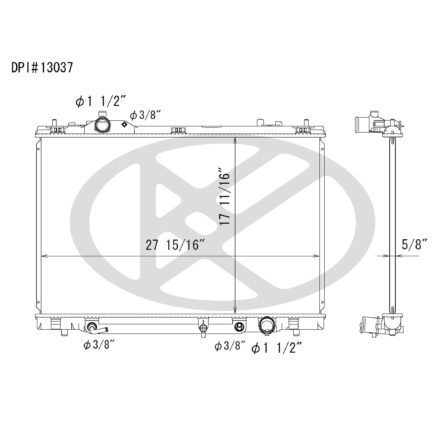 Koyorad A13037 Radiator