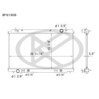 Koyorad A13038 Radiator