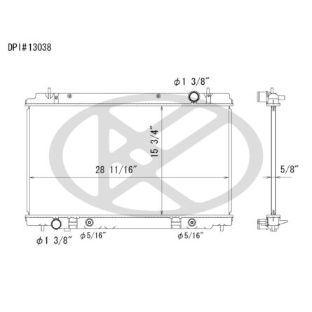 Koyorad A13038 Radiator