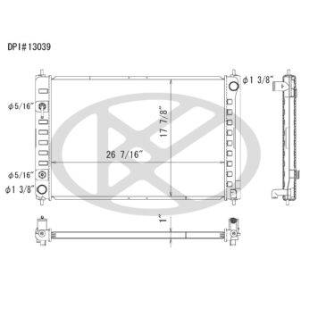 Koyorad A13039 Radiator