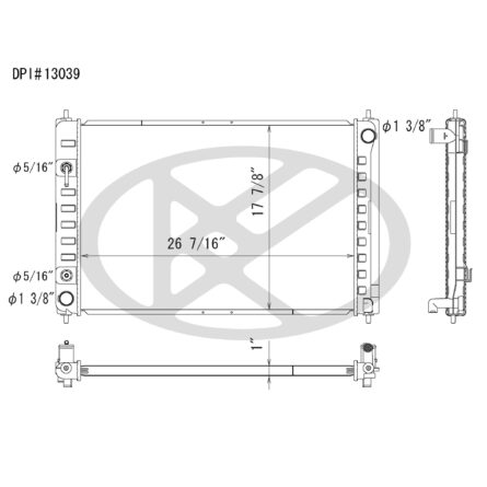 Koyorad A13039 Radiator