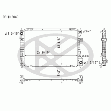 Koyorad A13040 Radiator