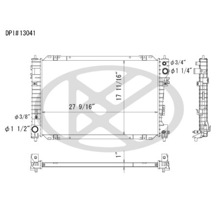 Koyorad A13041 Radiator