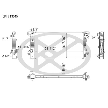 Koyorad A13045 Radiator