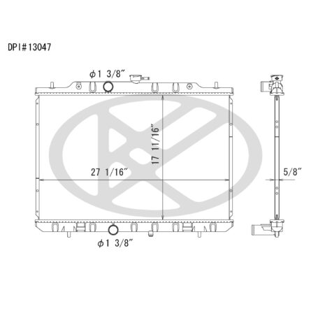 Koyorad A13047 Radiator