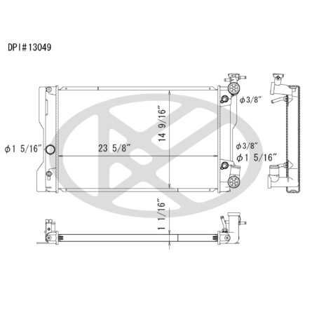 Koyorad A13049 Radiator