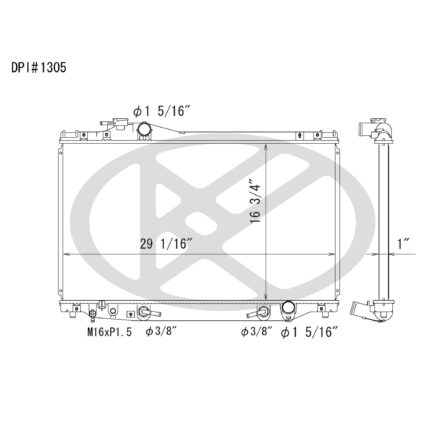 Koyorad A1305 Radiator