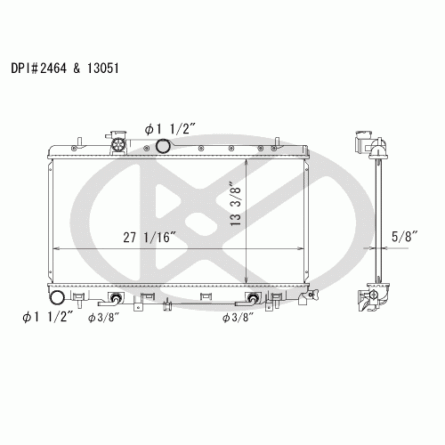 Koyorad A13051-1 Radiator